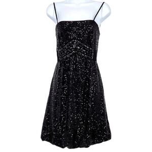 Vintage Cache Sequined Bubble Hem Mini Dress